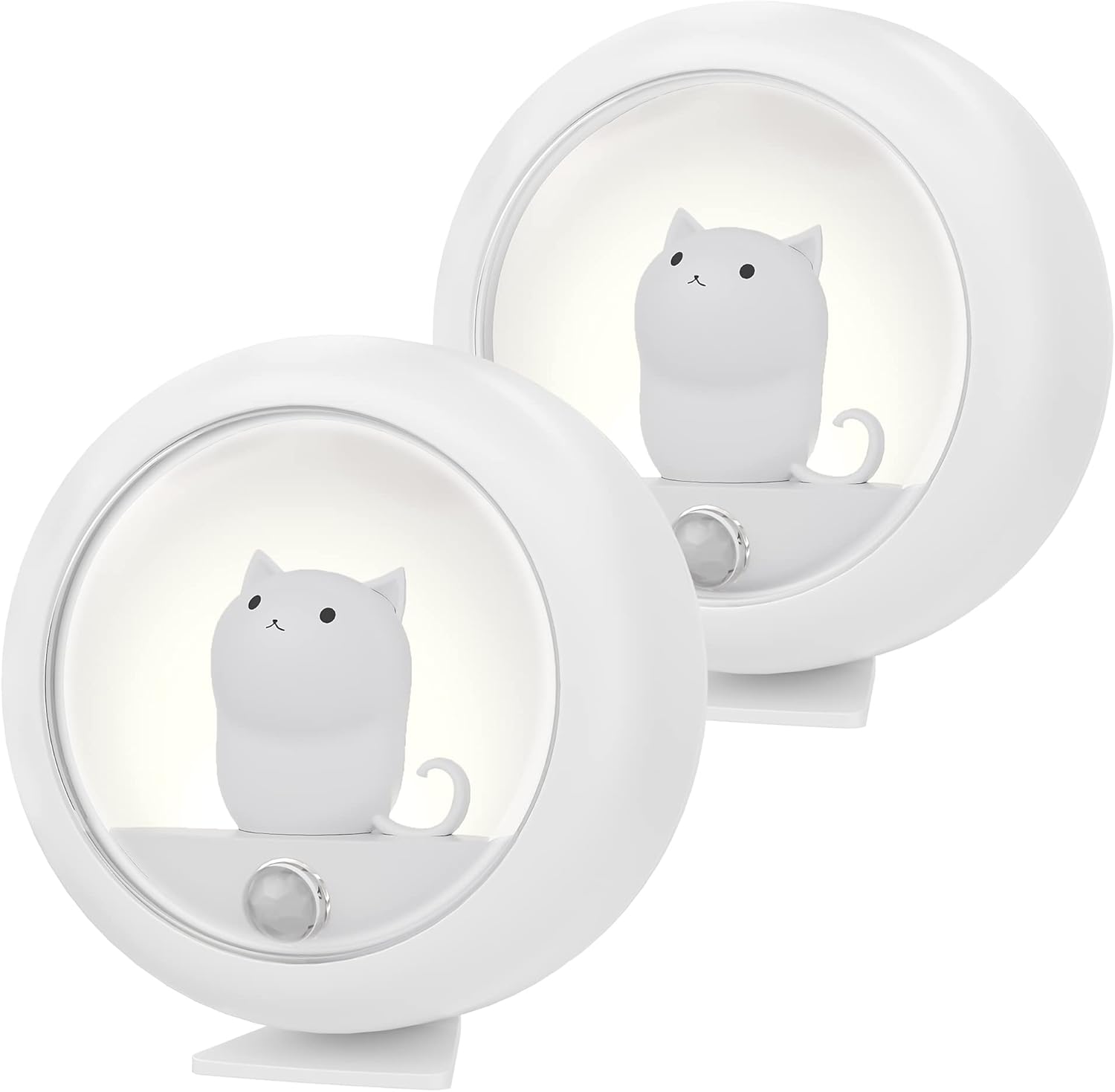 Akumulatorowa lampka nocna LED indukcyjna (opakowanie 2 szt.) – automatyczna lampka nocna dla niemowląt – uroczy kształt – idealna do pokoju dziecięc