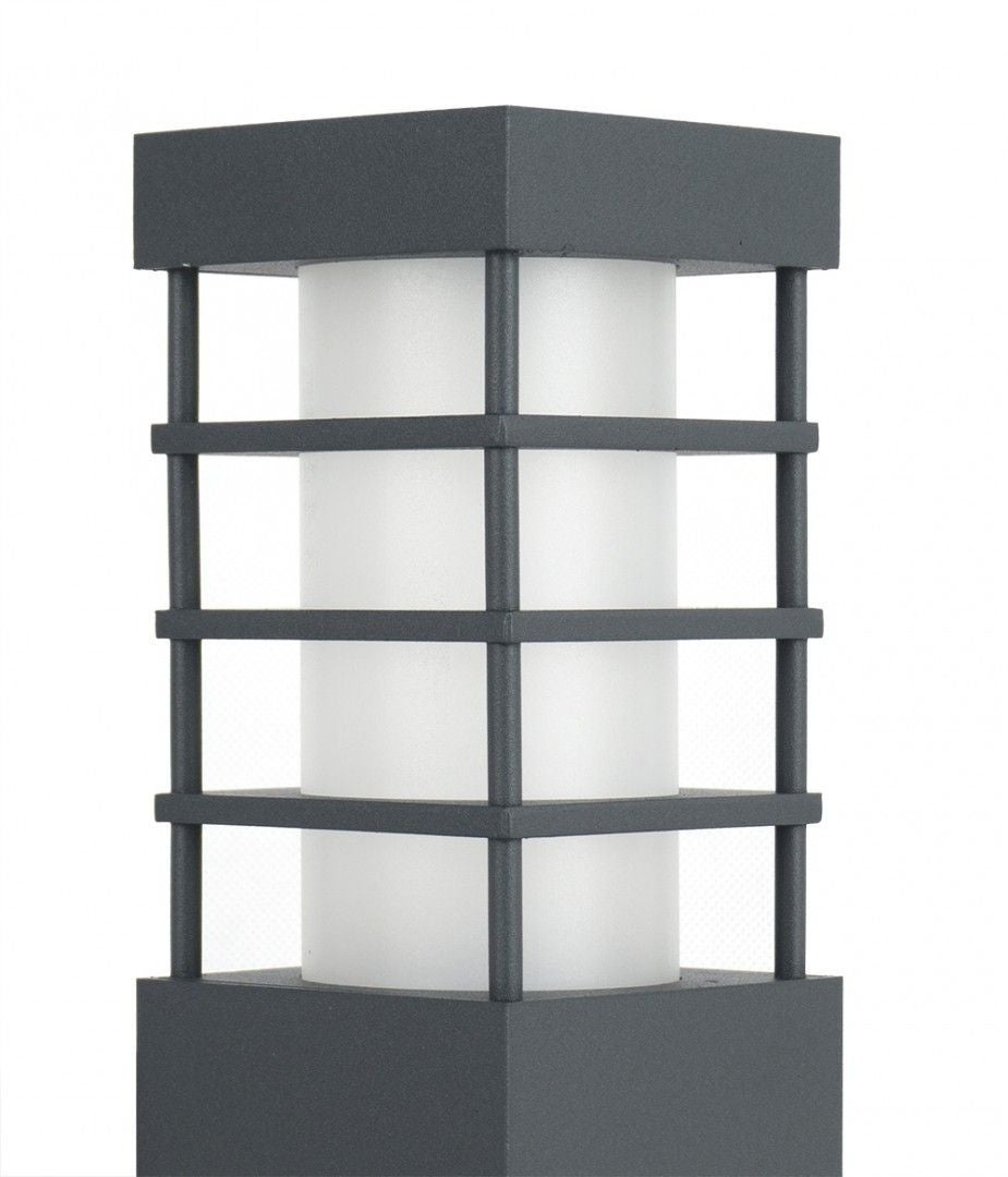 Lampa ogrodowa stojąca Rado ciemnoszara 1xE27x18W IP54 wym: 50 x 8 x 8 cm aluminium SU-MA