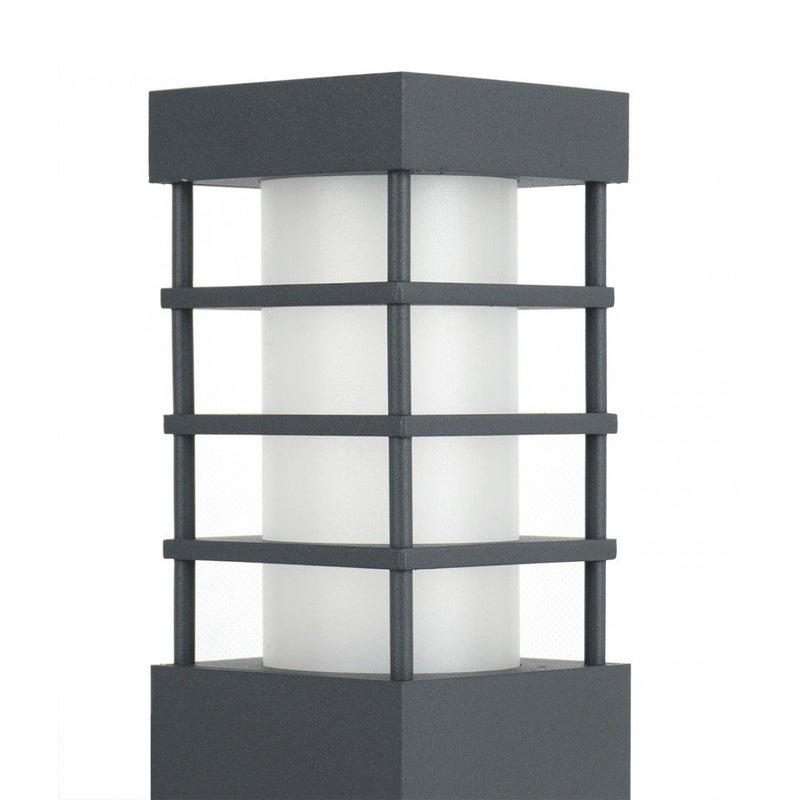 Lampa ogrodowa stojąca Rado ciemnoszara 1xE27x18W IP54 wym: 50 x 8 x 8 cm aluminium SU-MA