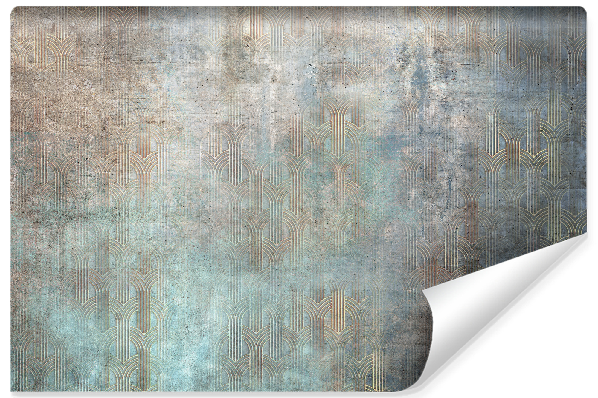 Papel pintado no tejido foto abstraction ornaments pattern para habitación 315cm x 210cm