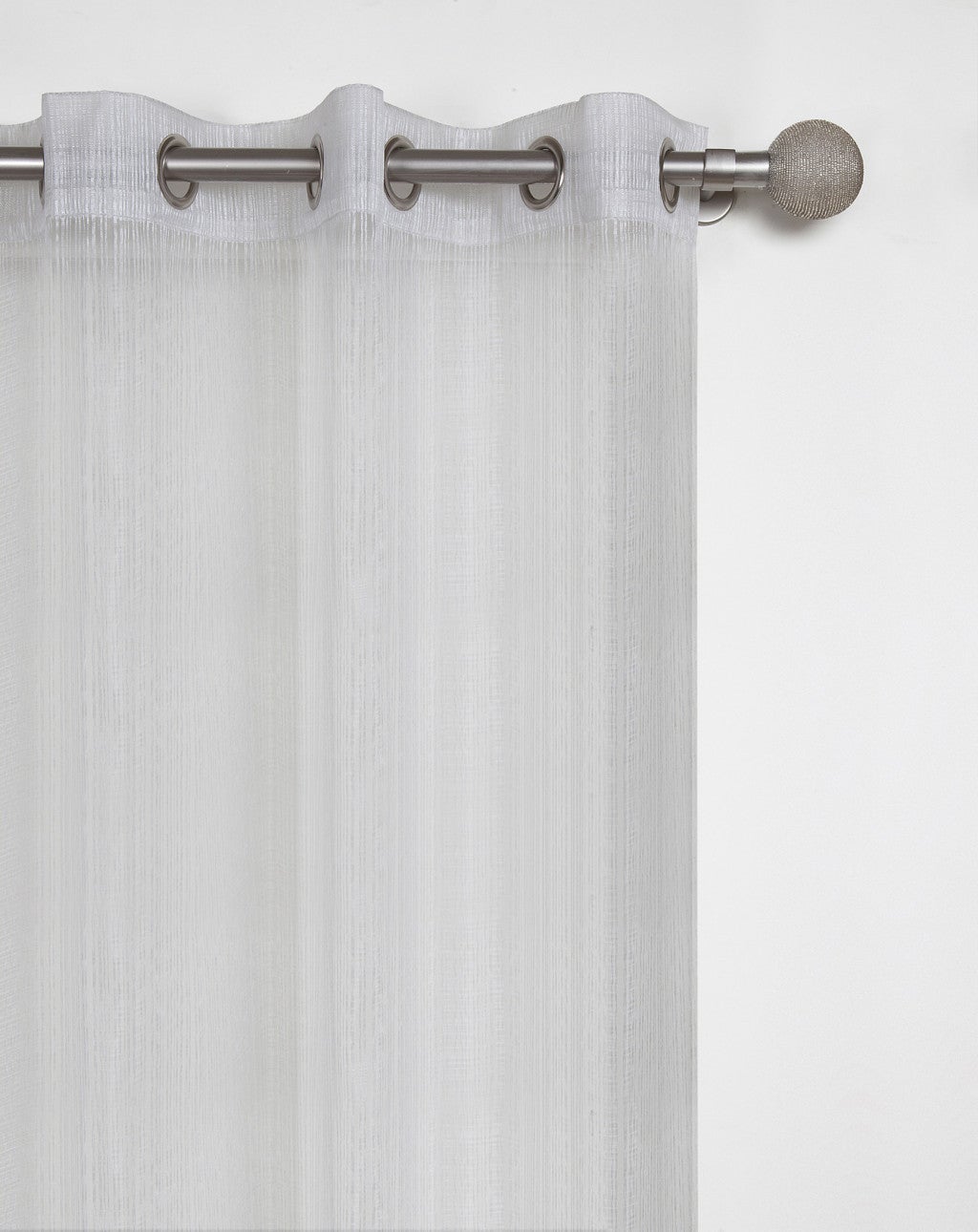 Deconovo Lot De 2 Rideaux Aspect Lin Transparent à œillets Pour Chambre