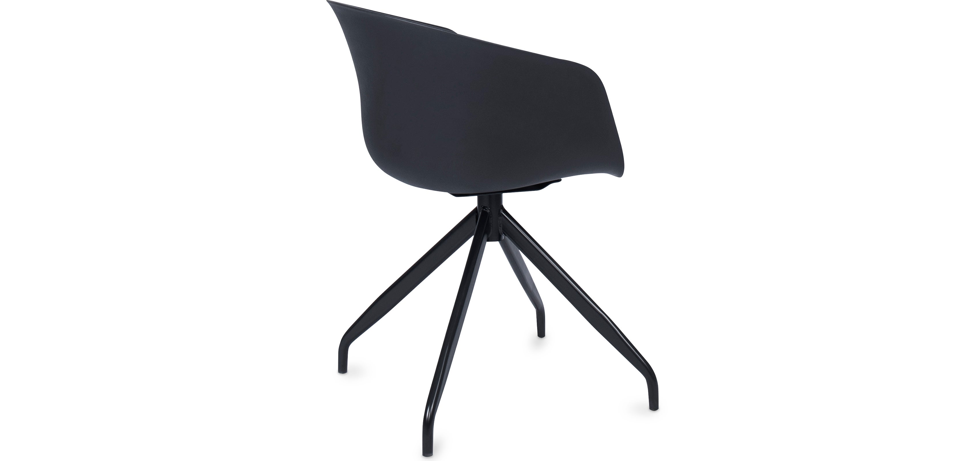 Silla de oficina de diseño con reposabrazos - 5