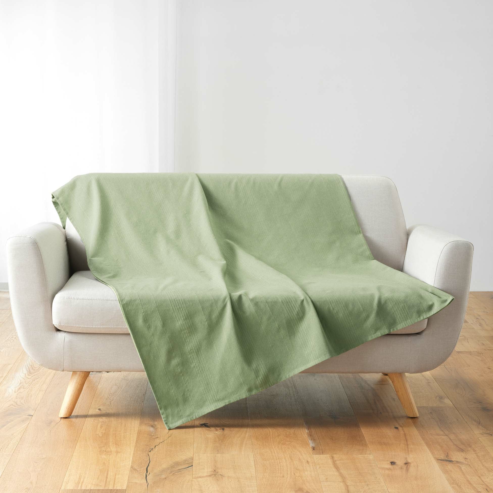 Plaid enroulable 180 x 220 cm – Polycoton – Lucile Sauge - 2