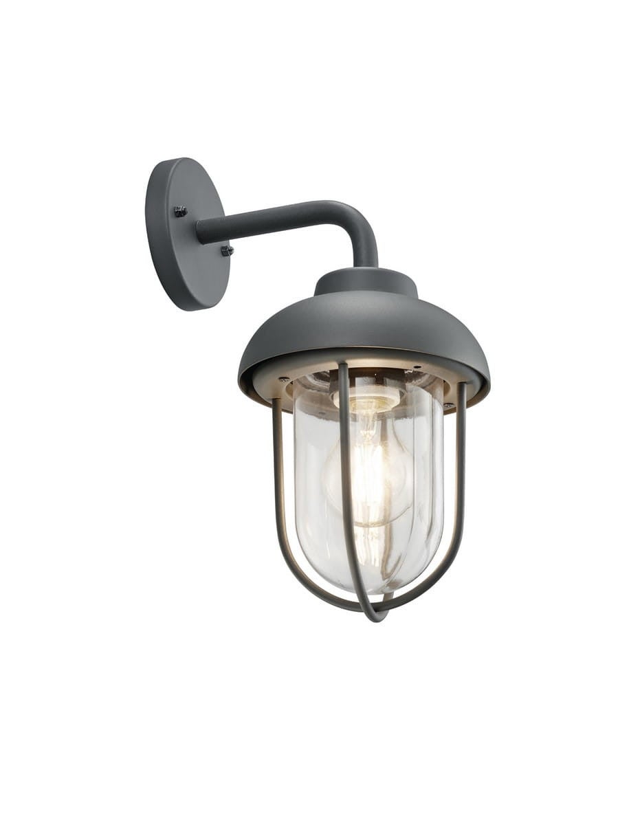 Kinkiet zewnętrzny DUERO antracyt 1xE27x40W wym:33x16x16cm IP44 Trio
