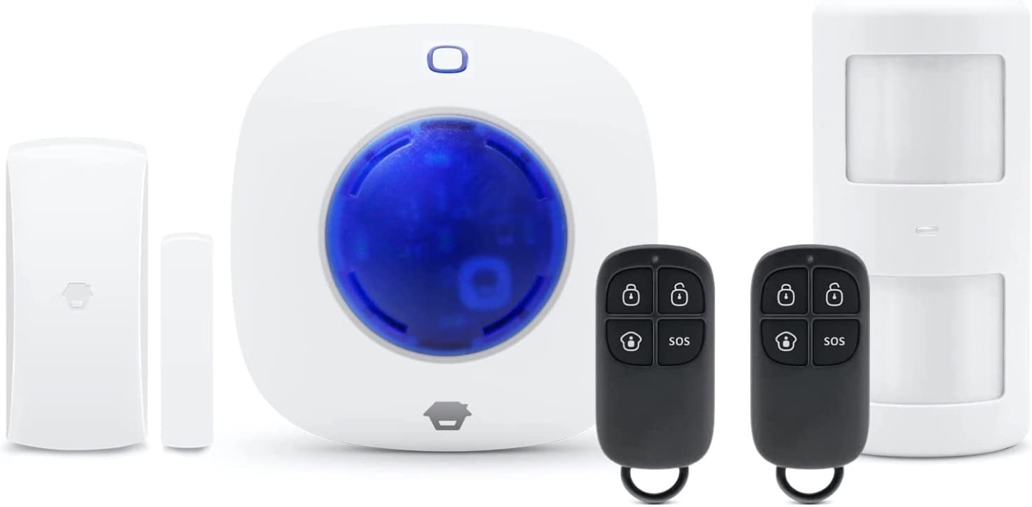 ANTIFURTO ALLARME CON SENSORE E SIRENA 105 DB 2 TELECOMANDI CASA UFFICIO NEGOZIO - Foto 9