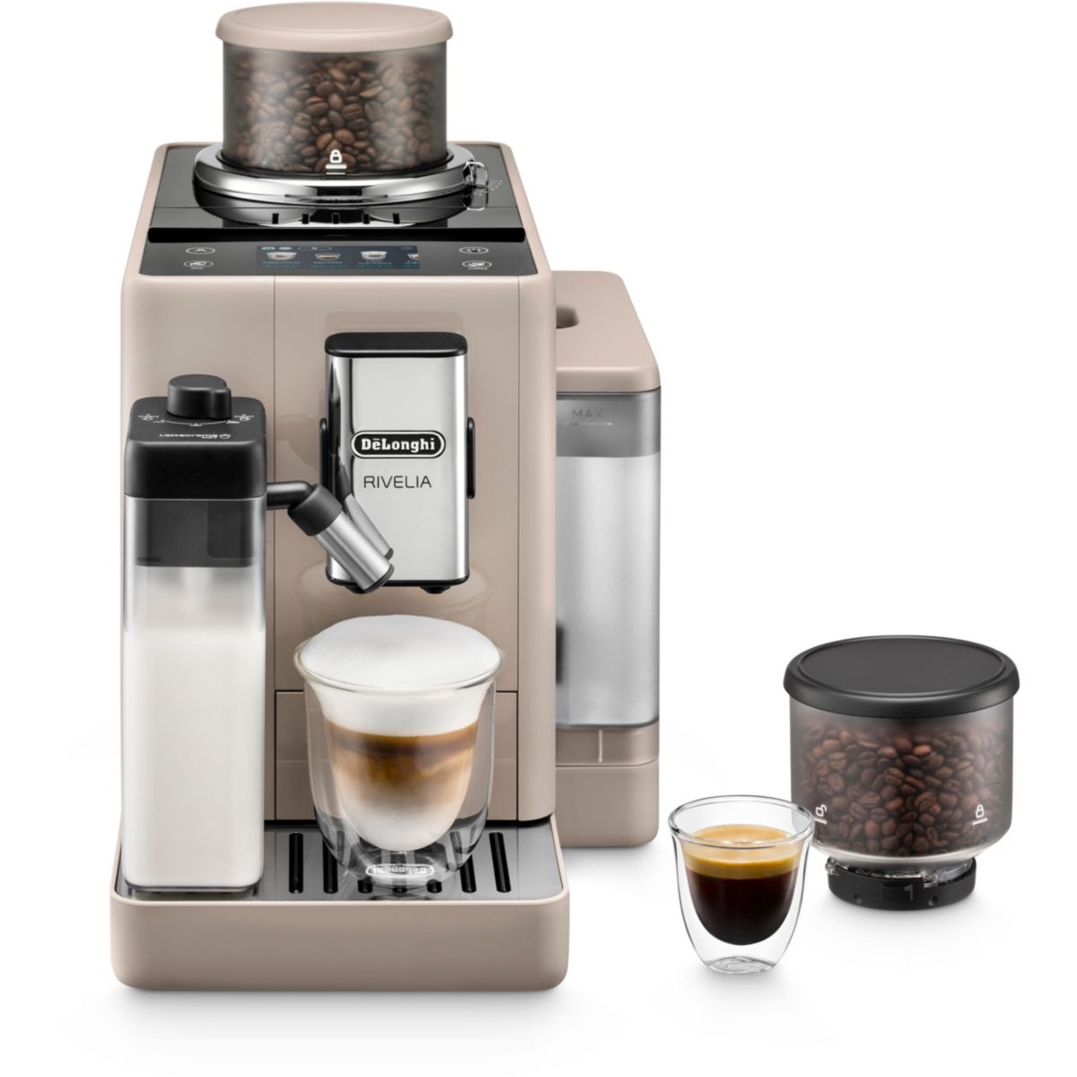 Expresso Broyeur DELONGHI FEB4455.BG Rivelia Latte Beige 8004399027718