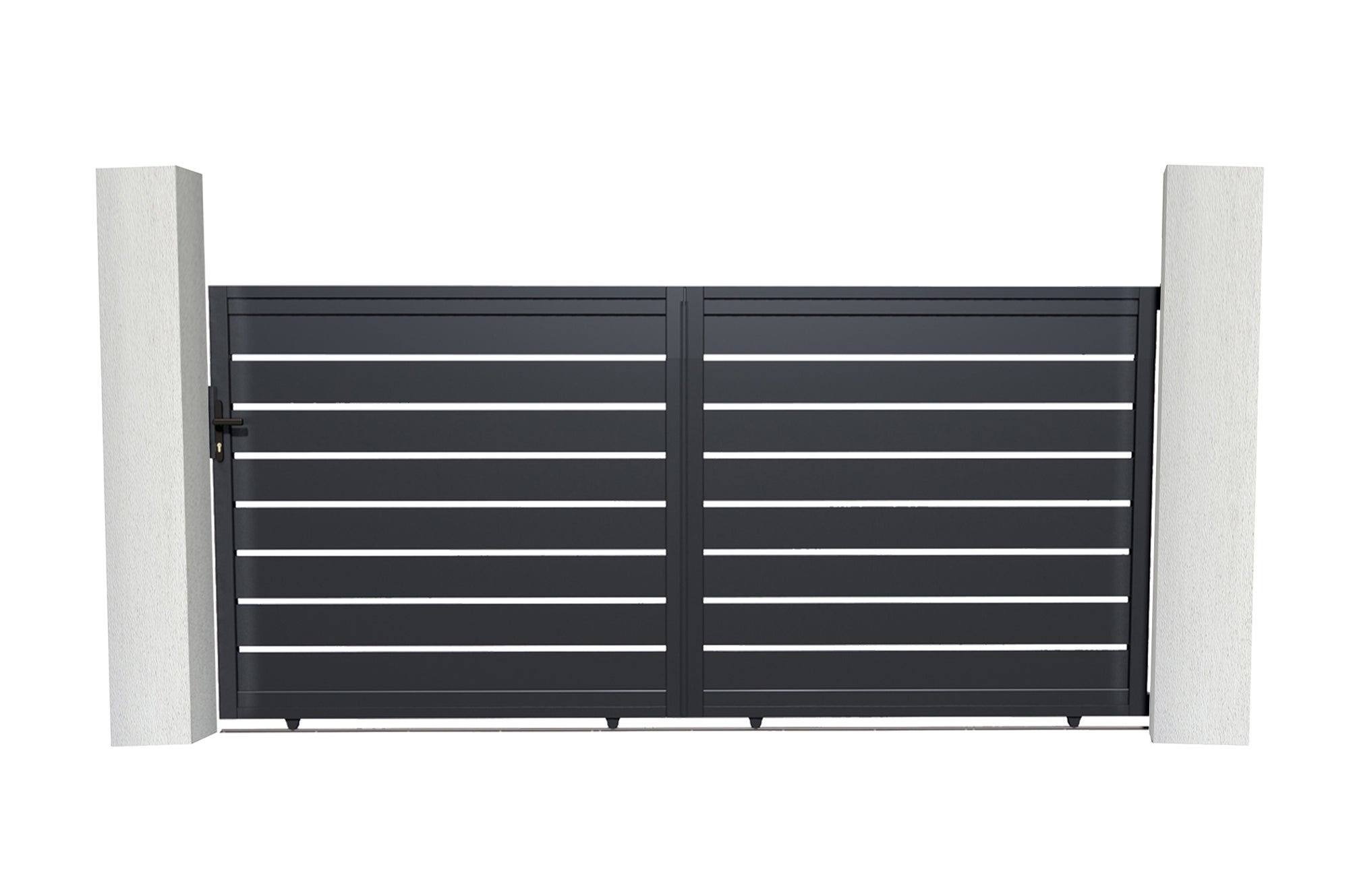 Portail coulissant motorisé 3,5m VOGEL H.160cm + Motorisation RANGER C300 - 5