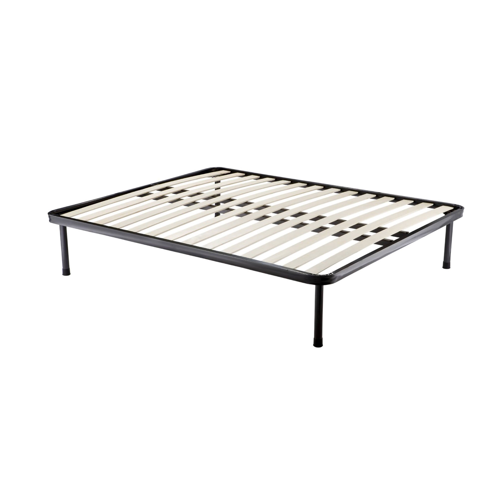 BELLECOUR LITERIE | Sommier à Lattes En Bois LUMIERE 160x200 Cm Coloris Marron Livre En Kit 91338973