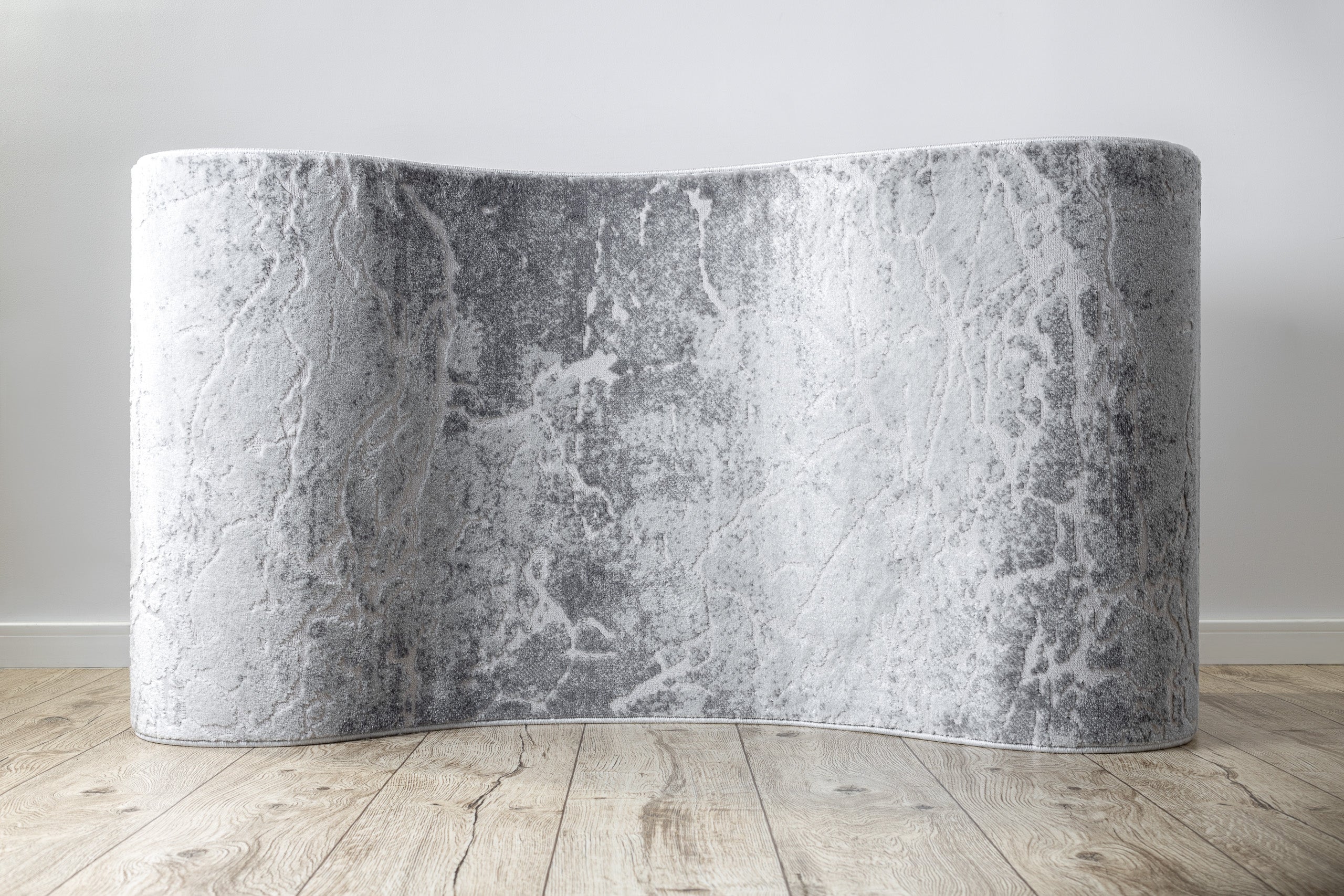 Passatoia Structural MEFE 6182 due livelli di pile grigio 150 cm 150x360 cm - 5