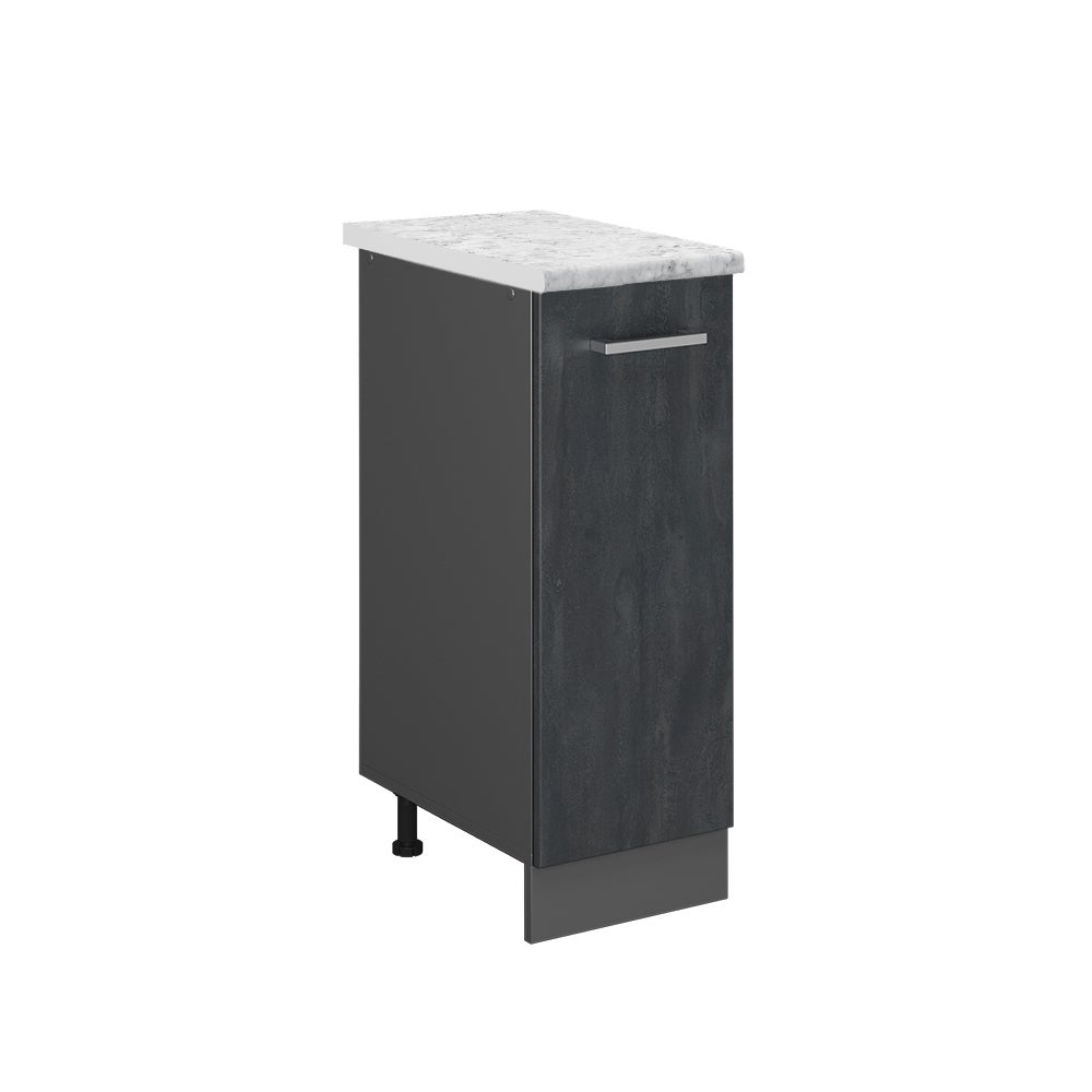 Vicco Szafka apteczna R-Line, Czarny beton, 30 cm BP Marmur
