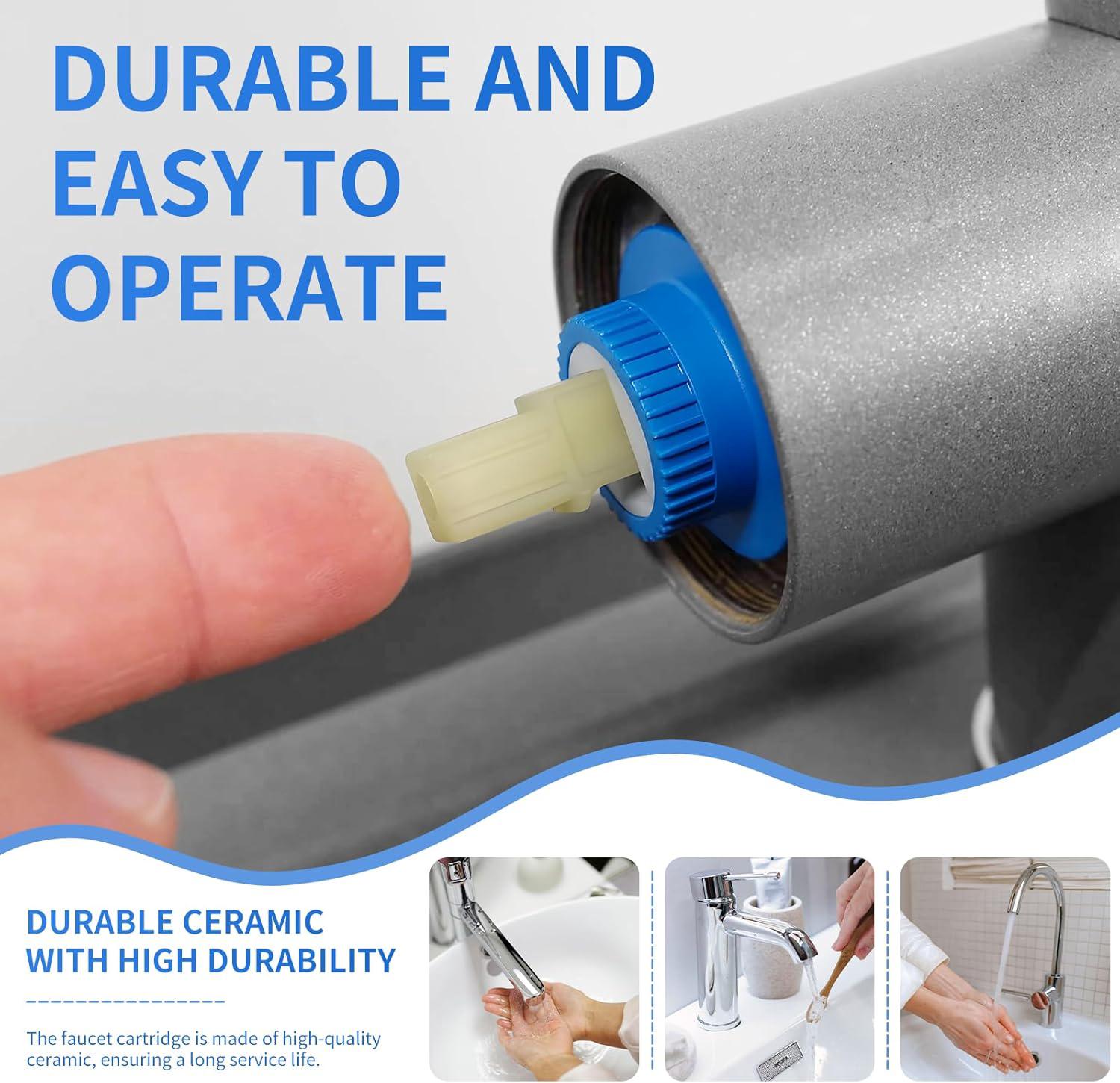Ceramique Cartouche Mitigeur - Ø 35mm Cartouche Thermostatique Replacement Cartridge pour Mitigeur Lavabo et Douche - 3