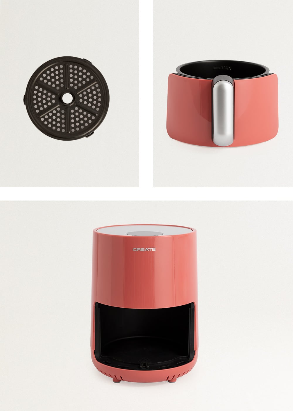 CREATE - AIR FRYER - Frytkownica beztłuszczowa 1,5 L - Terracotta - 7
