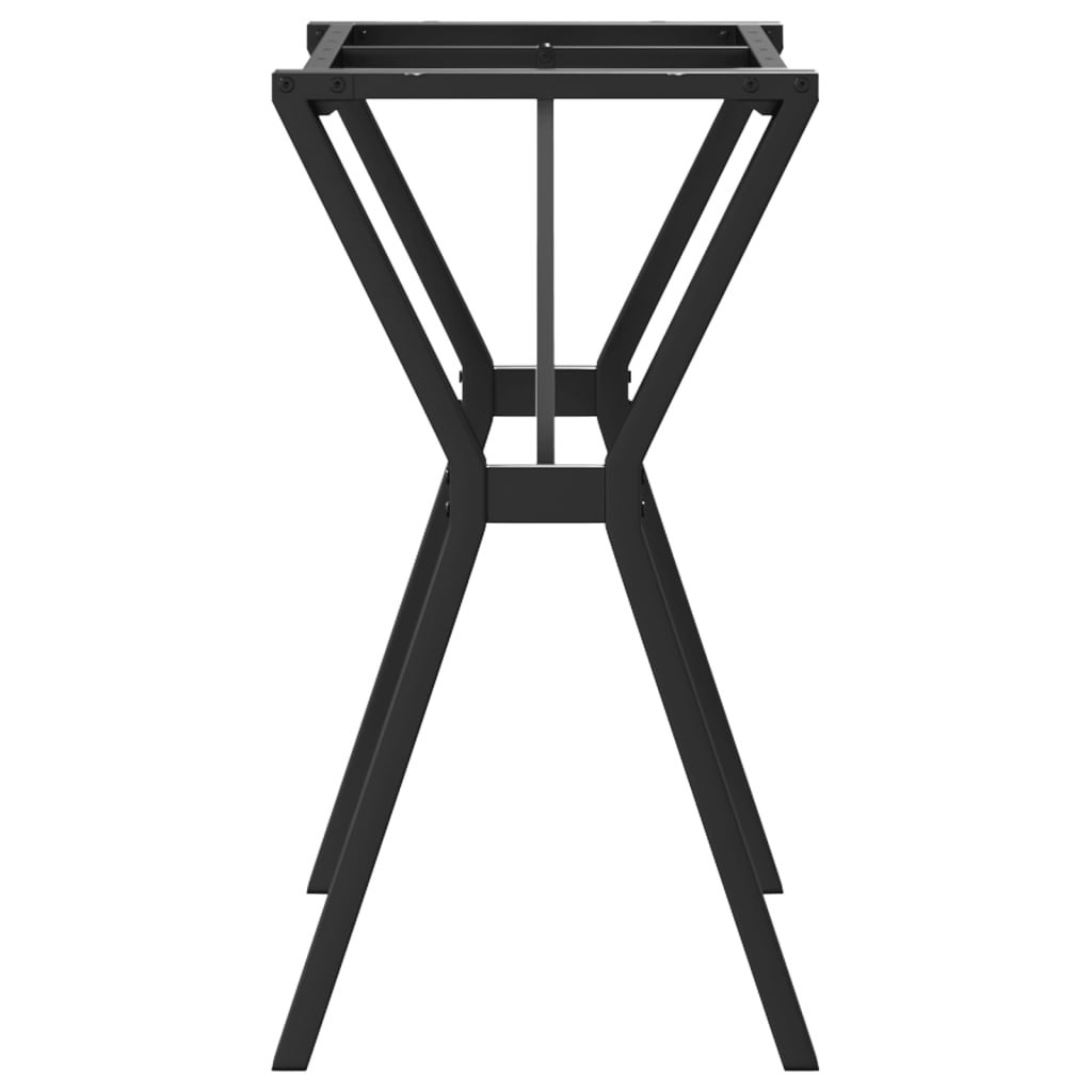 Pernas de mesa de jantar em estrutura em Y aço 80x40x73 cm - COMFORTXL - 5