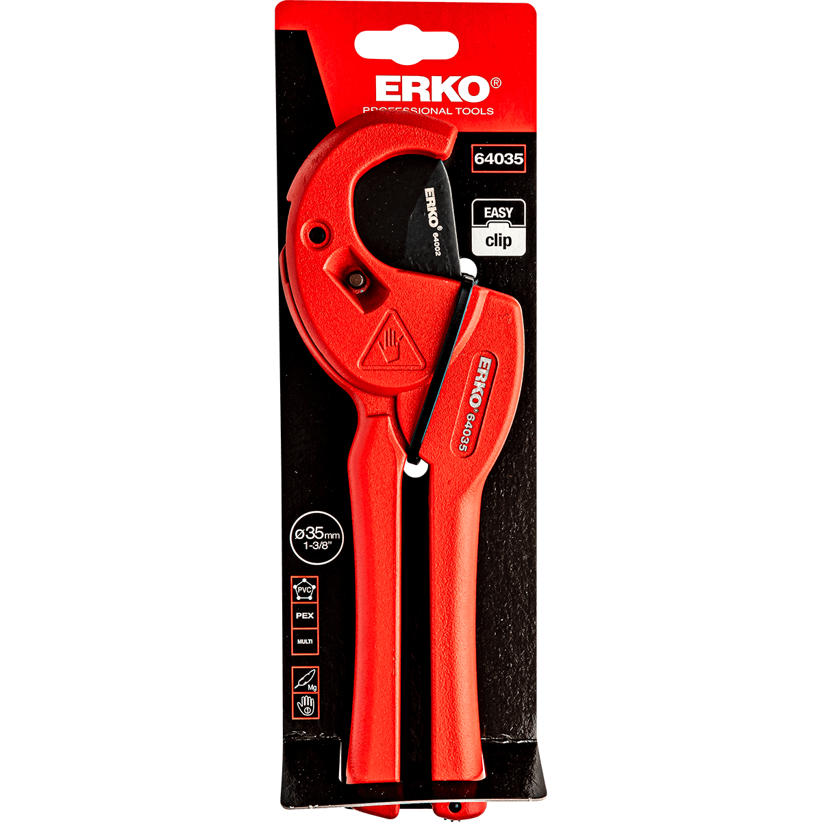 COUPE TUBE PLASTIQUE EASYCLIP ERKO 35MM 64035 - 4