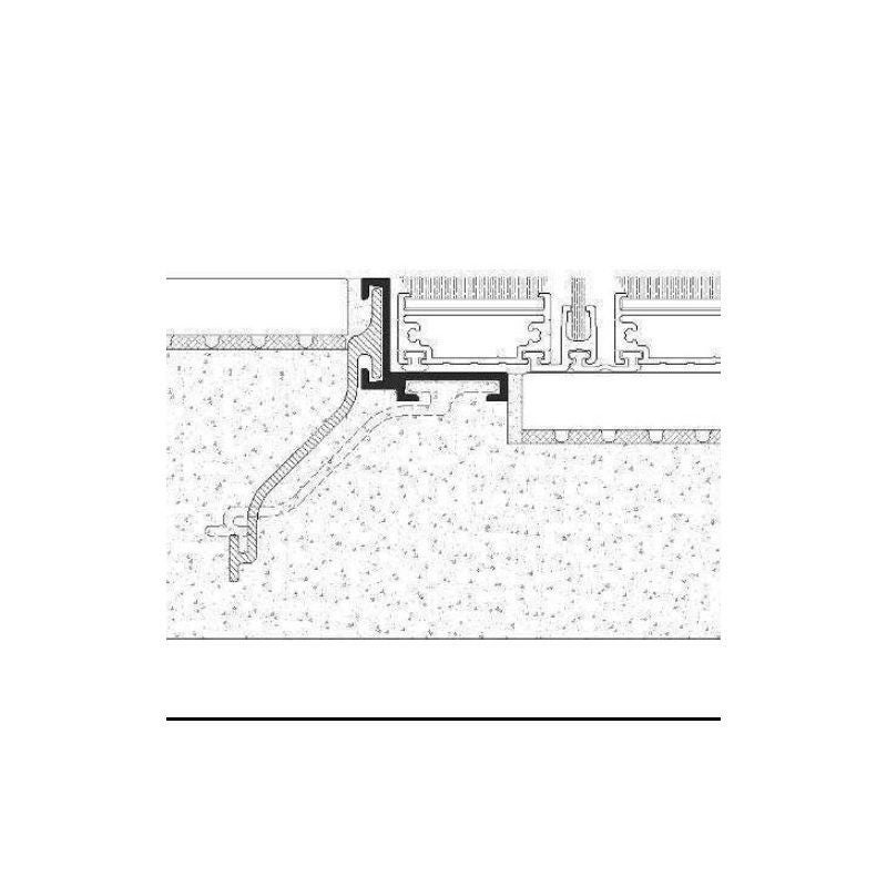 VER-ALU - Cadre de paillasson en aluminium multi épaisseur - Verimpex - 600 x 400 mm 16 mm - 3