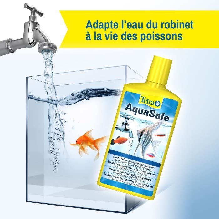 Condicionador de água Tetra AquaSafe - 500ml - 6