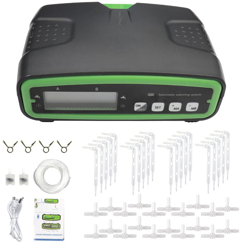 Automatyczna podlewaczka do kwiatów z podwójną pompą, inteligentna podlewaczka, rośliny doniczkowe podlewane w regularnych odstępach czasu, podwójna p