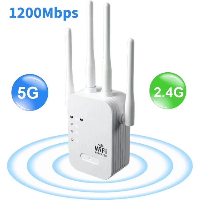 Extensor WiFi, amplificador WiFi, amplificador de señal WiFi para