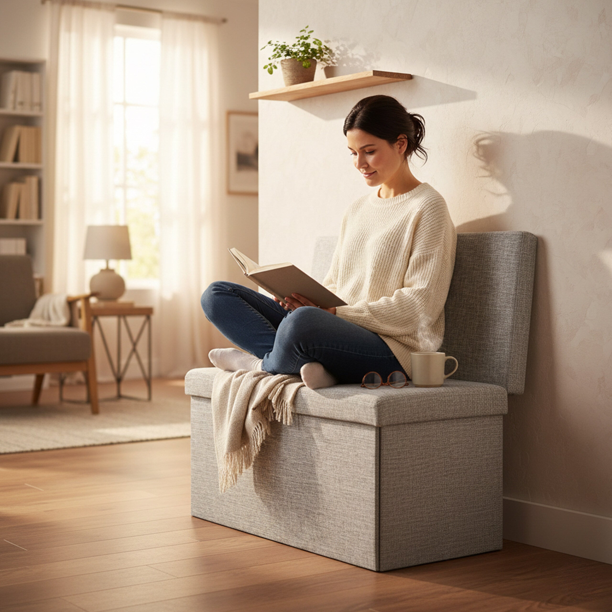 Dissipatore Facile Installazione Relaxdays Panca Pieghevole Con Schienale, Sgabello, Con | WhichOne Puffo Per Sedersi