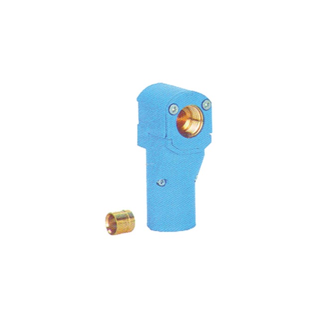 Coude compression PER SOMATHERM 2323 16 15 90 deg 13x16 mm plastique bleu insert laiton