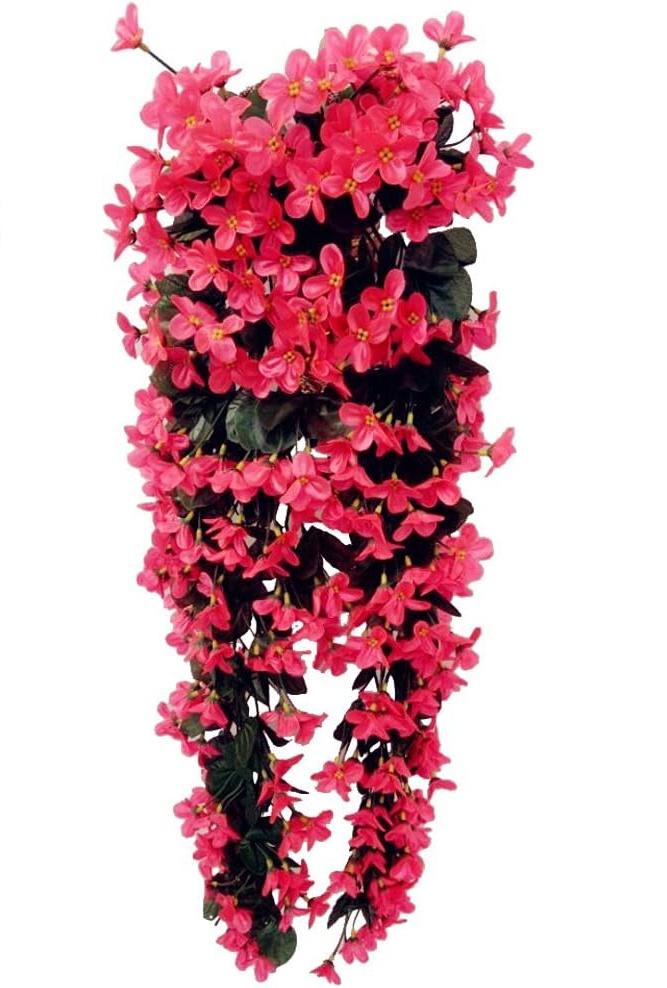 Fleurs artificielles suspendues à 4 pétales, fleurs artificielles ...