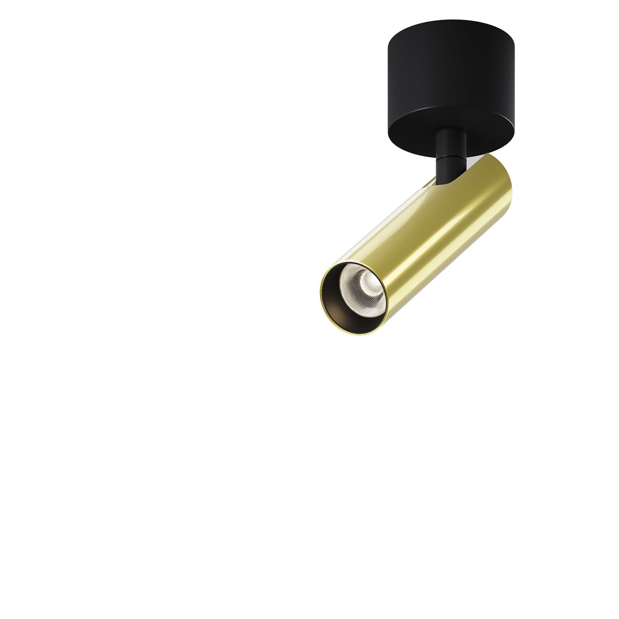 Reflektor sufitowy LED FOCUS T 6W 3000K 340lm aluminium czarno-złoty wym:16,6x3x3cm IP20 Maytoni
