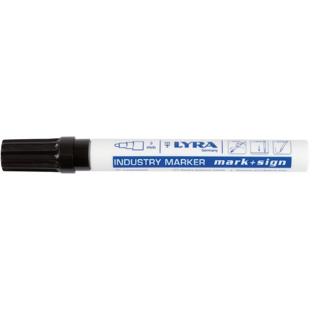 Marqueur peinture noir - Lyra