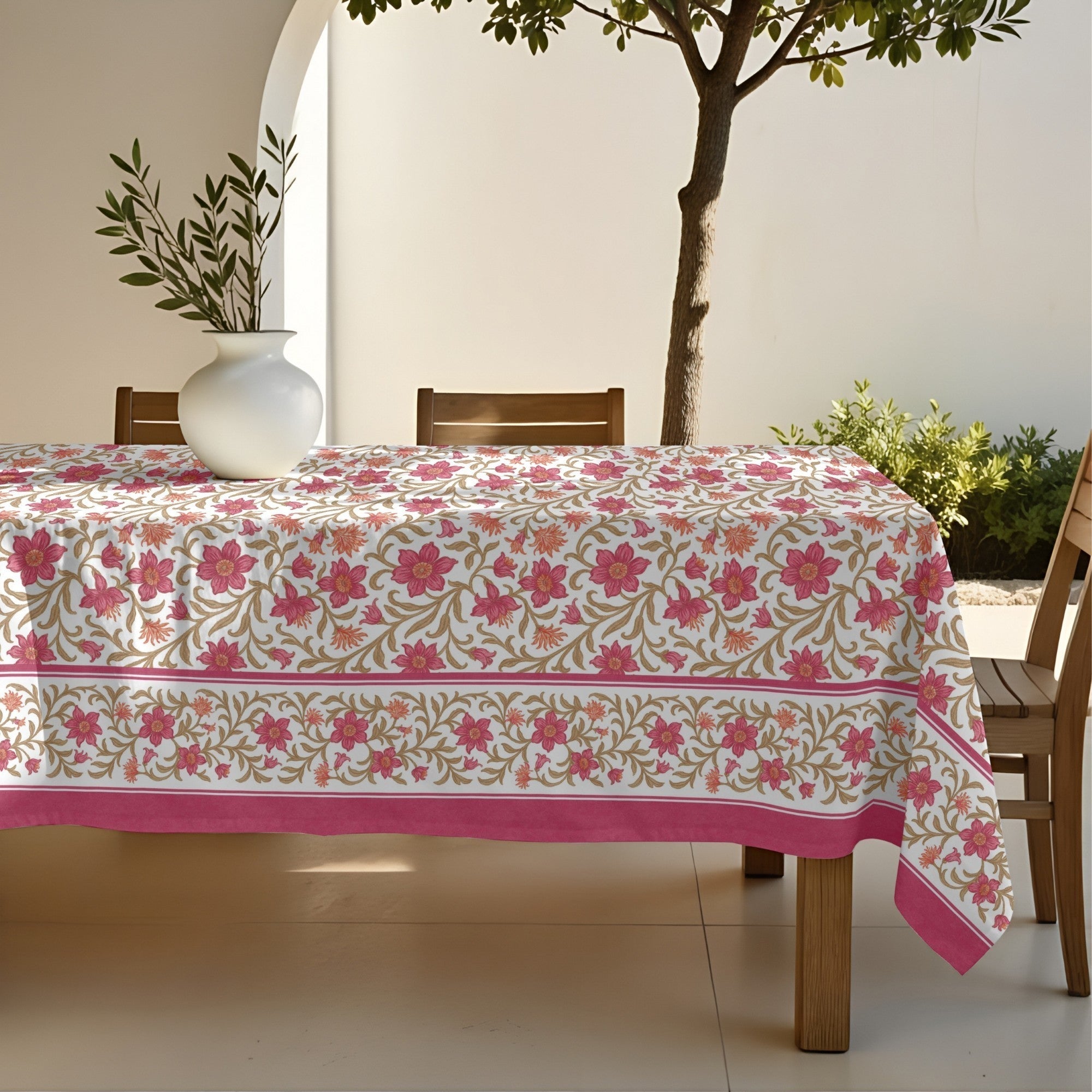 Mantel De Tela Textil Lavable, Mantel De Algodón, Poliéster, Café, Ovalado, 240 X 140 Cm, Para