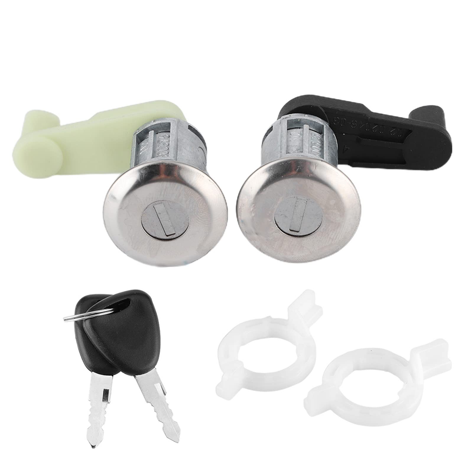 Coppia di kit cilindro serratura porta con chiave 7701468981 adatto per Megane I Scenic I Clio II Thalia - 7