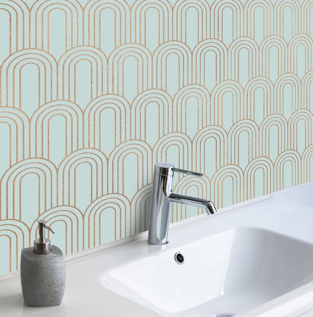 Adhesivo para muebles, armarios, pared, cocina, baños - decoración - Segovia 65x100 cm