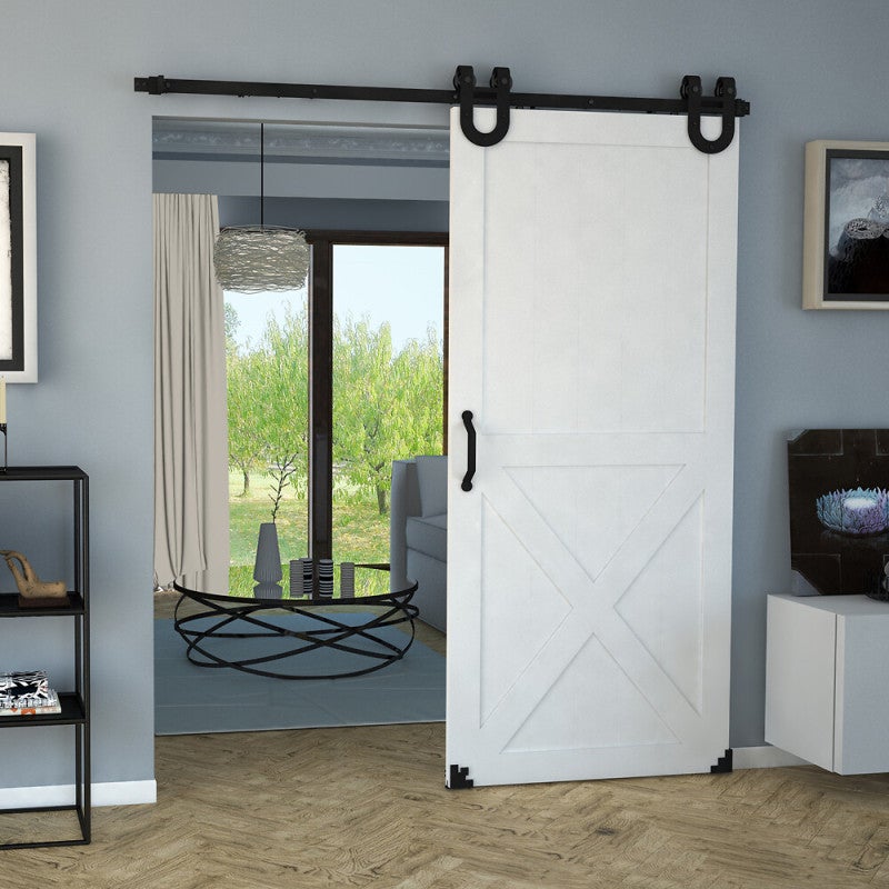 Rivet de décoration noir type Barn Door 25 x 25 mm - 2