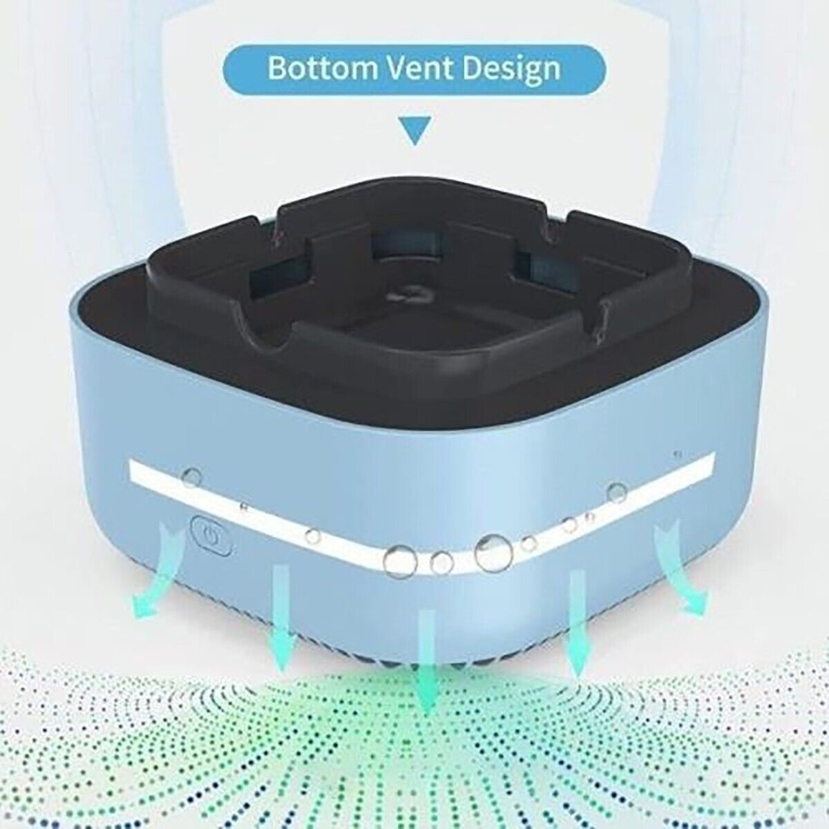 POSACENERE ASPIRAFUMO SIGARETTE ODORI ASPIRATORE ELETTRICO CENERIERA SALUTE - 3