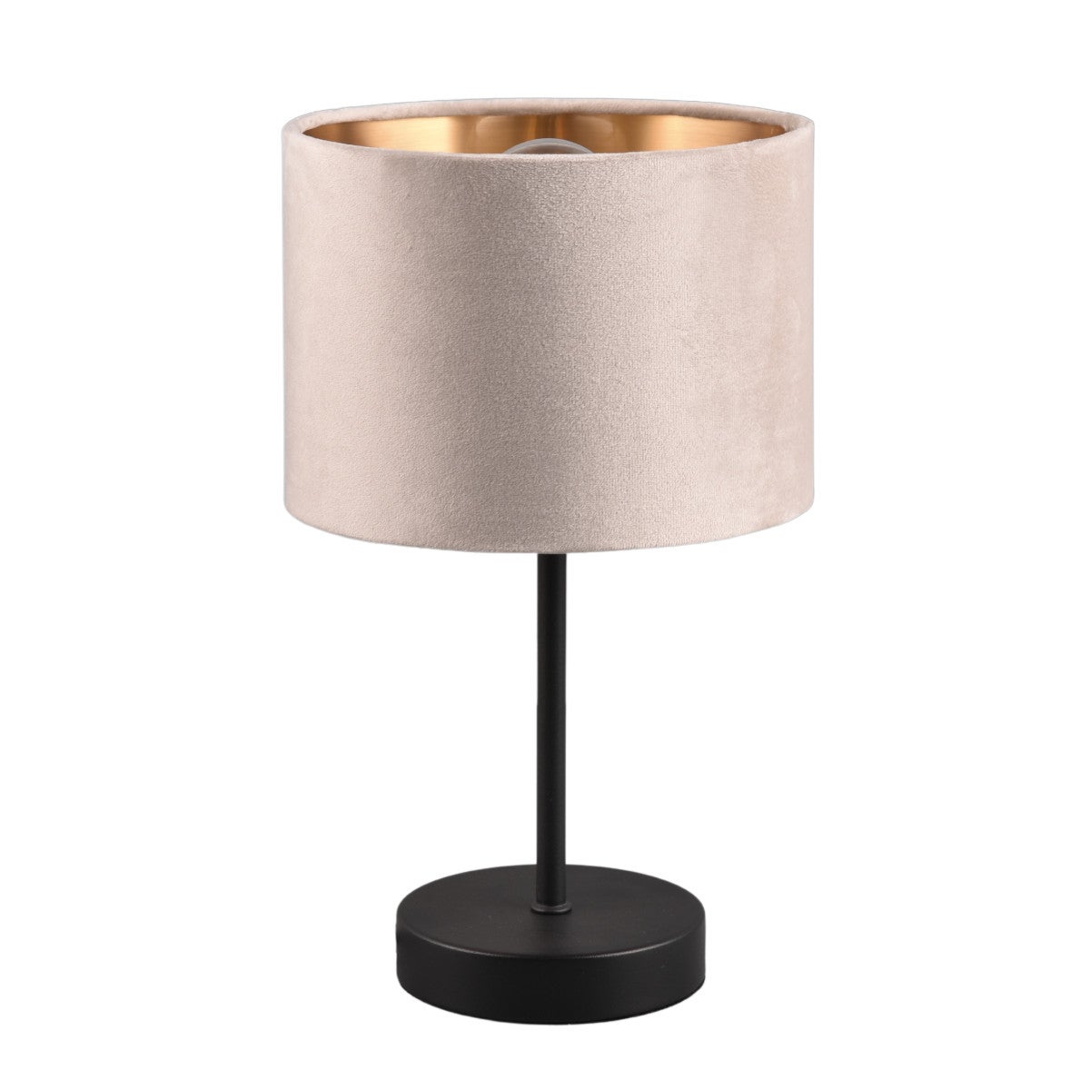 Lampa stołowa z abażurem Julieta kremowo-czarna 1xE27x40W tkanina wym:33x20x20cm IP20 Trio