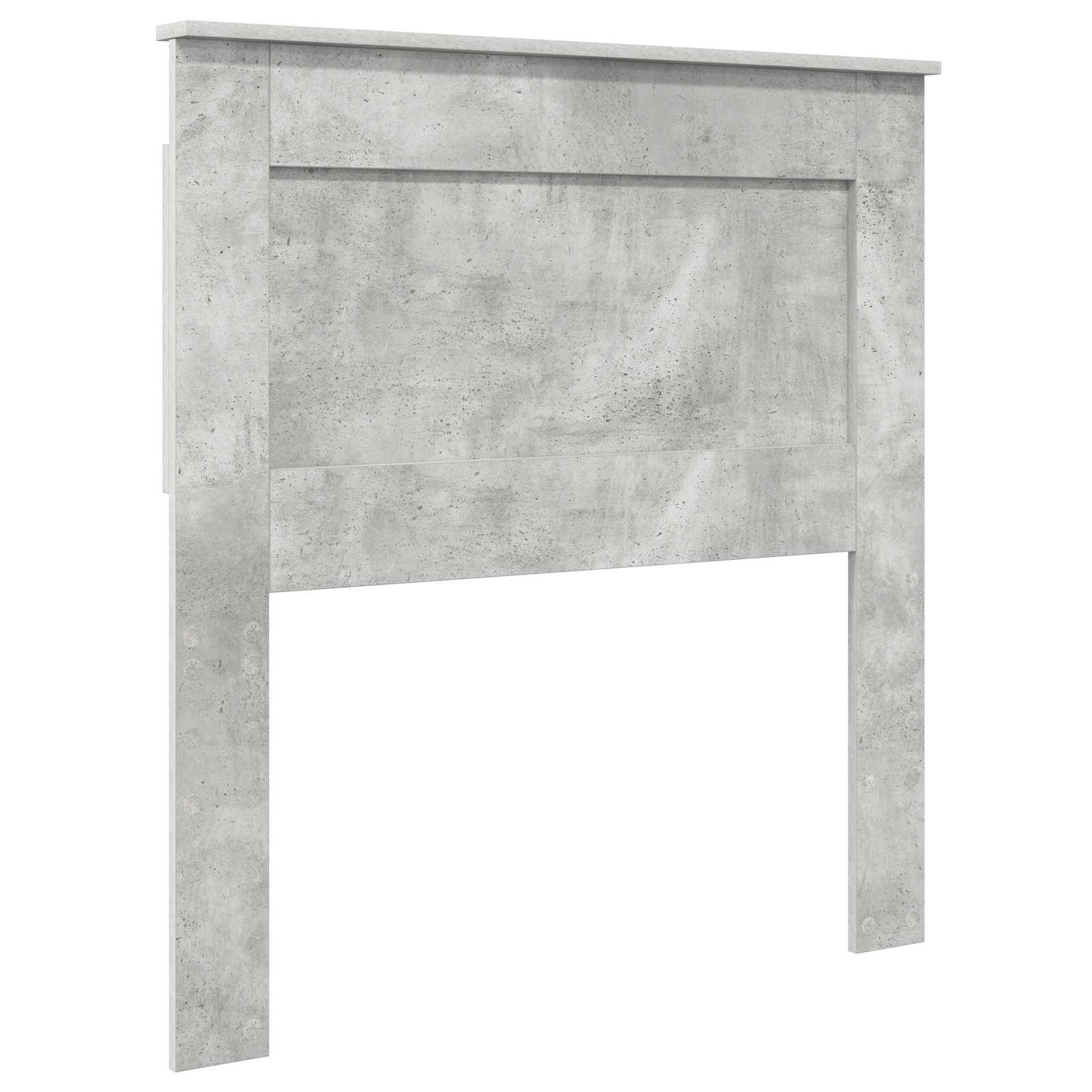 Cadre de lit avec tiroir, uni, gris béton, 100 x 200 cm, en pin massif - 6