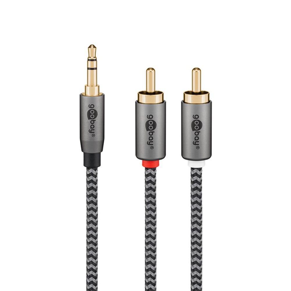 GOOBAY C ble Audio Jack 3 5 2 Rca 5 M tres Leroy Merlin Goobay c ble audio jack 3 5 2 rca 5 m tres leroy merlin