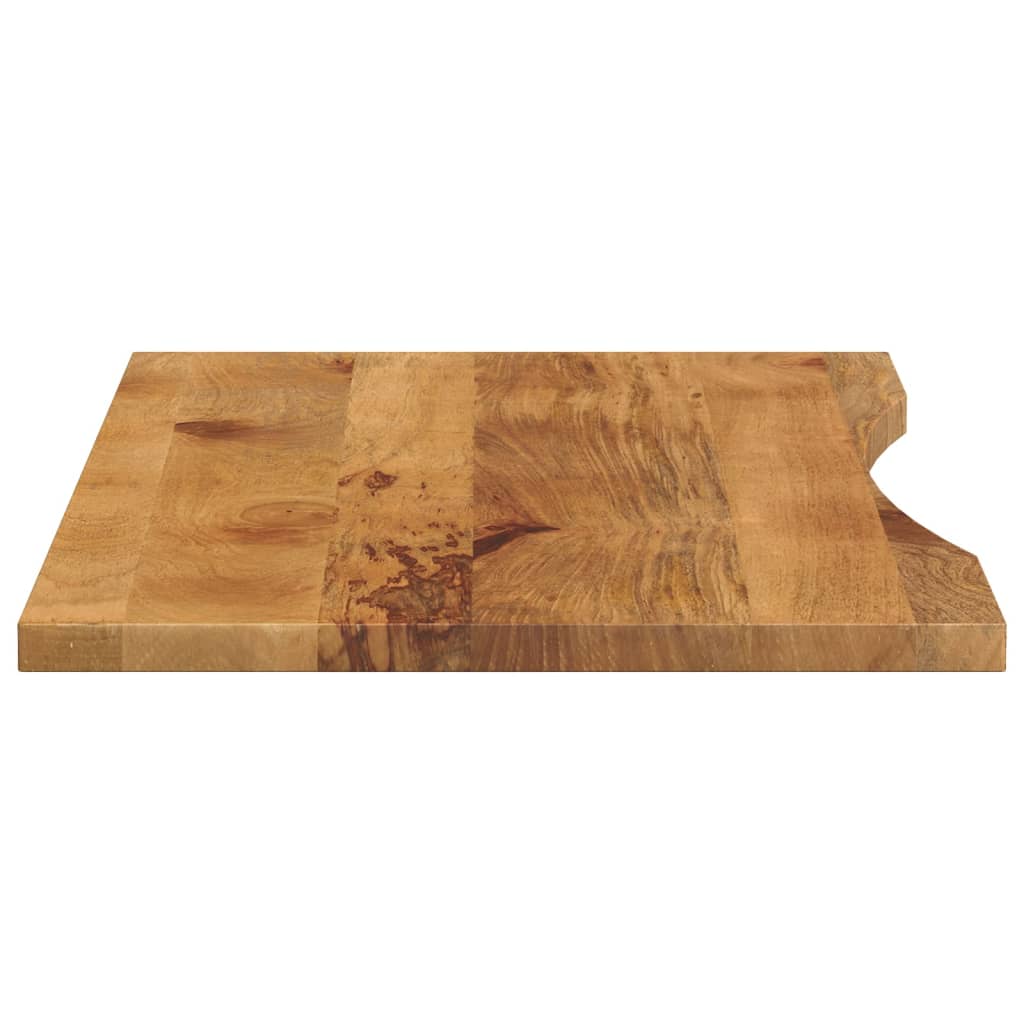 Maison Exclusive - Dessus de bureau avec courbe 110x50x2,5 cm manguier massif brut - 4