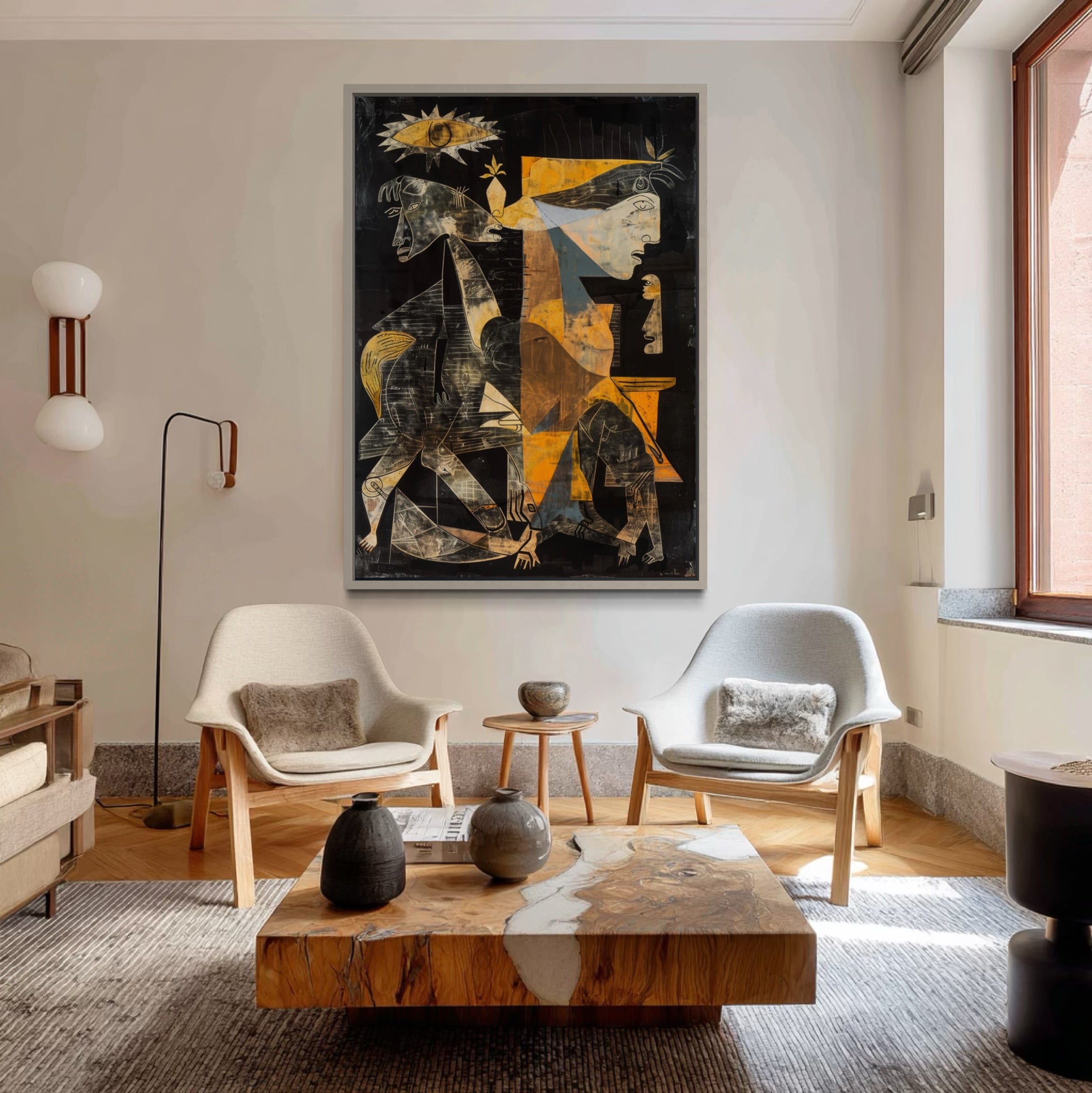Estampe à encadrer, 70 x 100 cm. POLARTE-E « Intrigue dans la pénombre d'un rêve » - 5