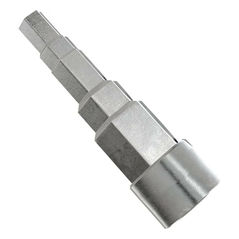 Uniwersalny klucz montażowy stopniowany z gniazdem kwadratowym 1/2" w 5 rozmiarach do armatury sanitarnej i grzejnikowej