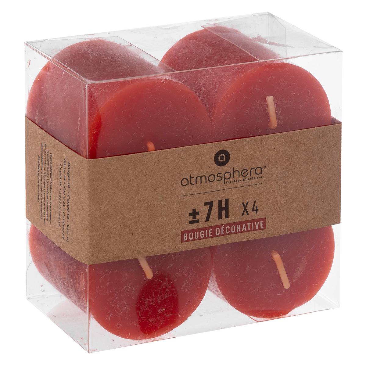 Atmosphera createur d'interieur - candela rossa rustica 60g