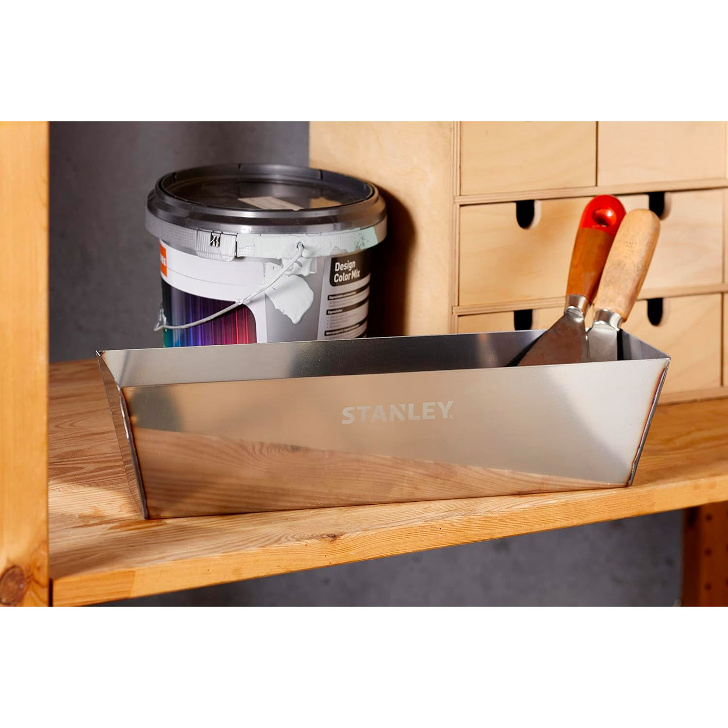 Bac à enduit en acier inoxydable STANLEY 300 mm - 4