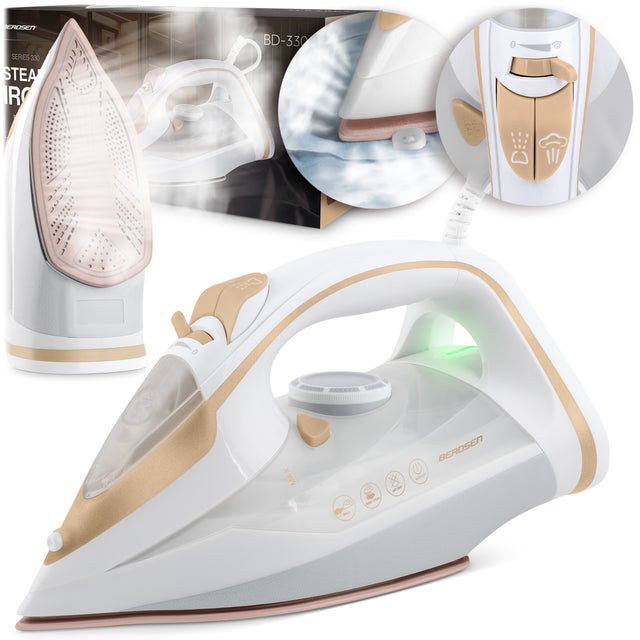 Żelazko parowe Berdsen BD-330 3000W ceramiczna powłoka praca w pionie mocne