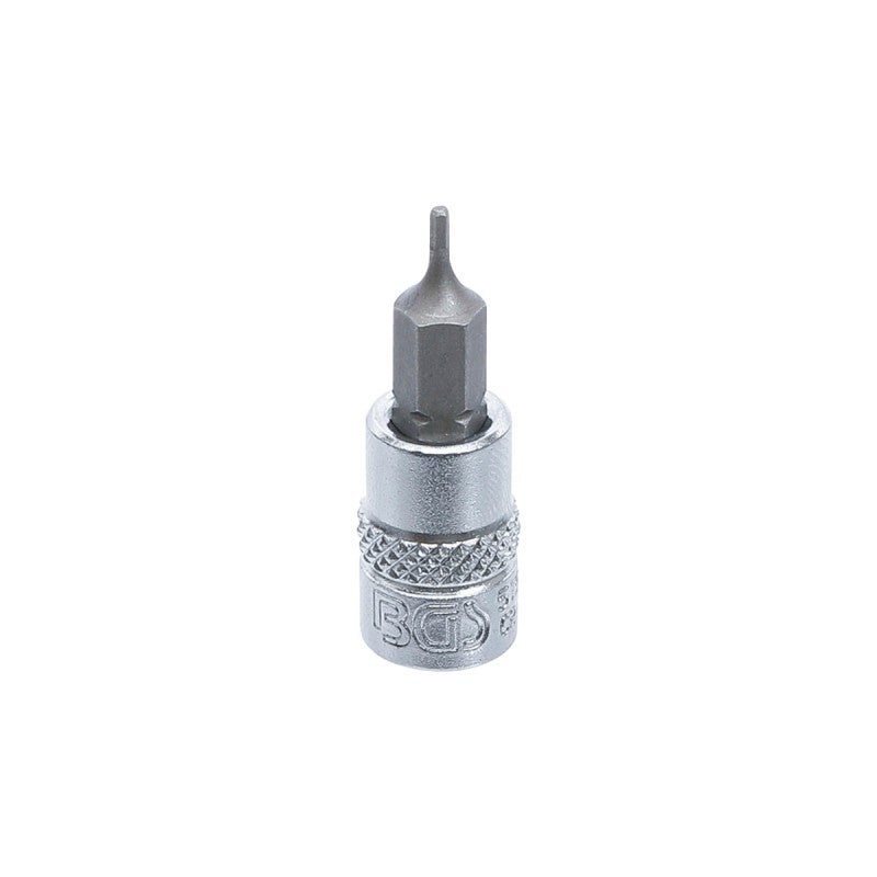BGS Bit-Nasadka napęd kwadrat 6,3 mm (1/4") sześciokąt 1,5 mm - 5152