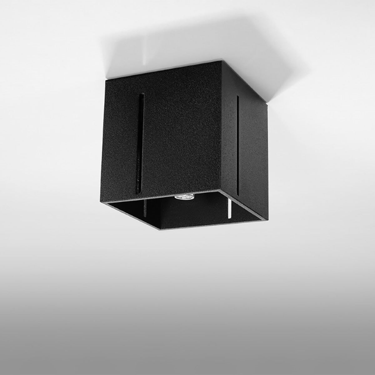 Plafon LUMINARA czarny LED 4000K - 10x10x10cm Sollux