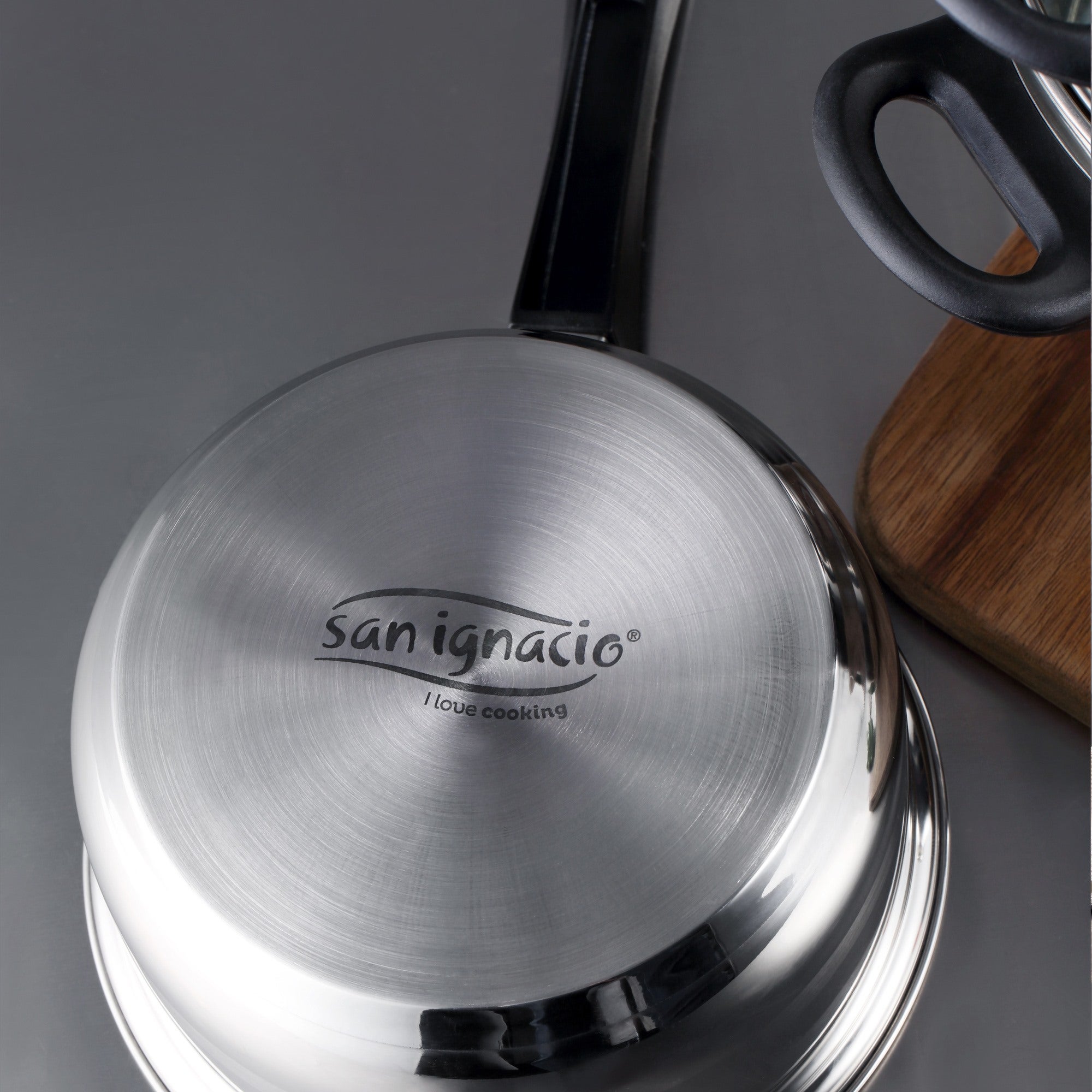 San Ignacio - conjunto de utensílios de cozinha e panela de 5 peças em vermelho - 9