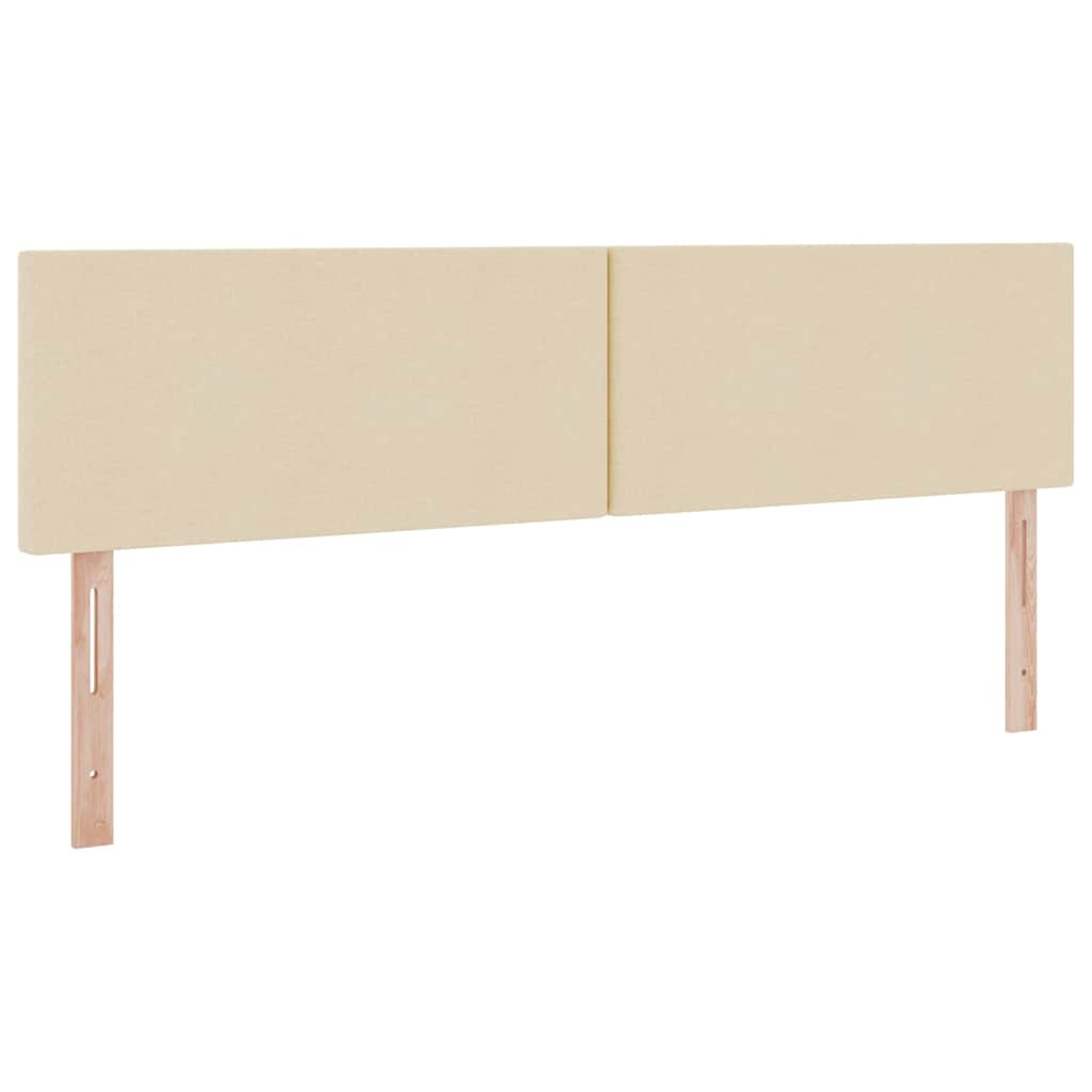 Lit avec rangement et matelas crème 160 x 200 cm velours - 9