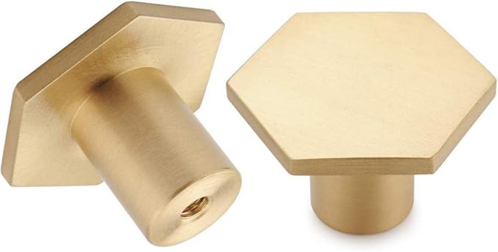 Lot de 10 poignées de meubles vintage en laiton, idéales pour Lot de 10 poignées de meubles vintage en laiton, idéales pour