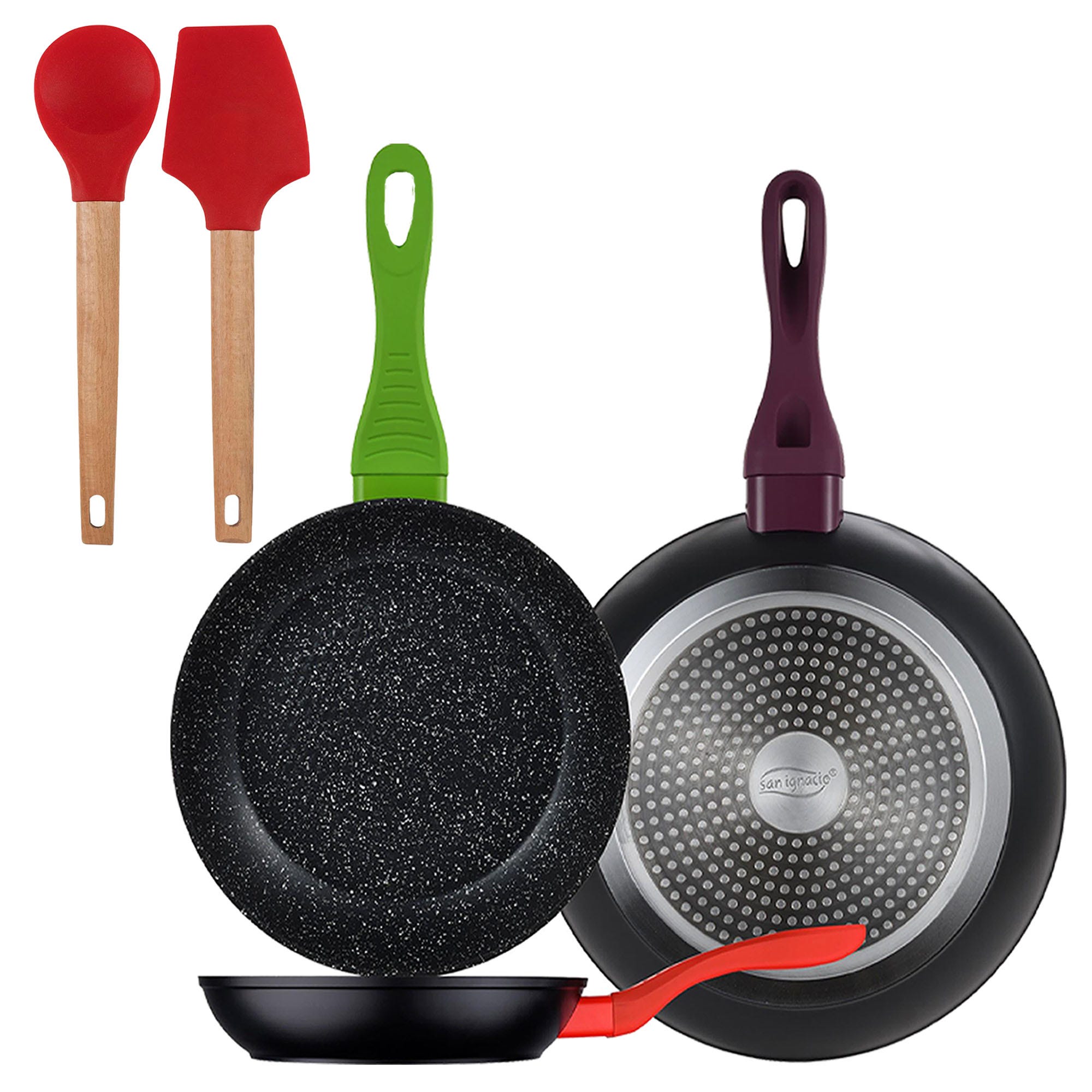Bergner by Vissani Set 3 padelle 20-24-28cm in alluminio forgiato con rivestimento antiaderente induzione | Leroy Merlin Bergner by Vissani Set 3 padelle 20-24-28cm in alluminio forgiato con rivestimento antiaderente induzione | Leroy Merlin