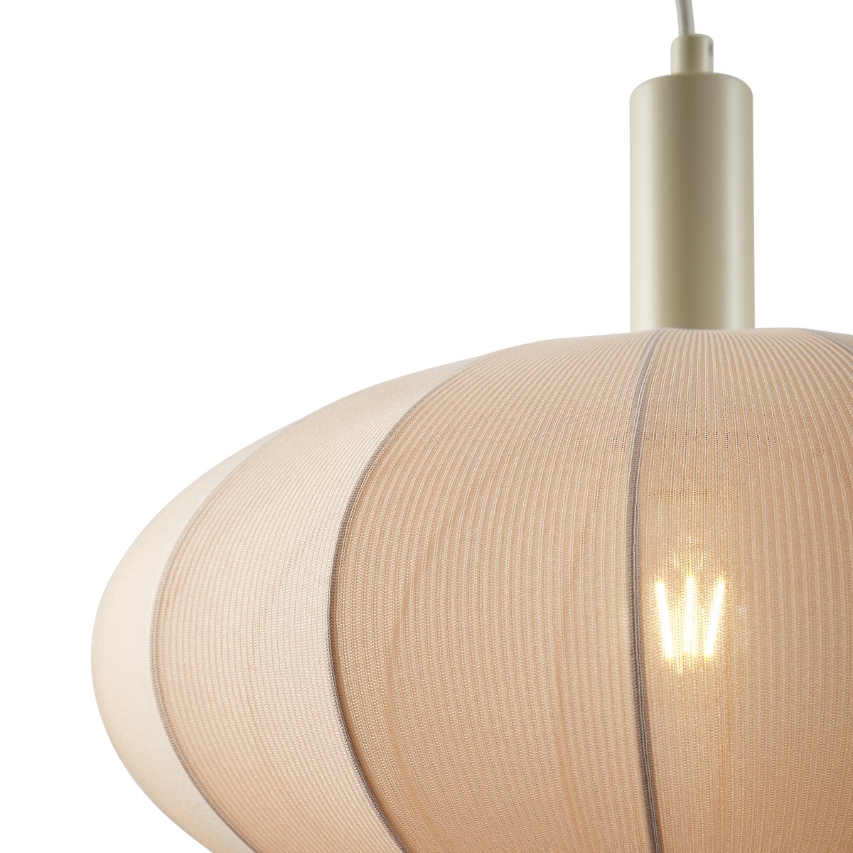 Suspension bida - 1 lumière - Ø 42 cm - Beige - Japandi - Éclairage intérieur - Salon I Chambre I Cuisine I Salle à manger - 5