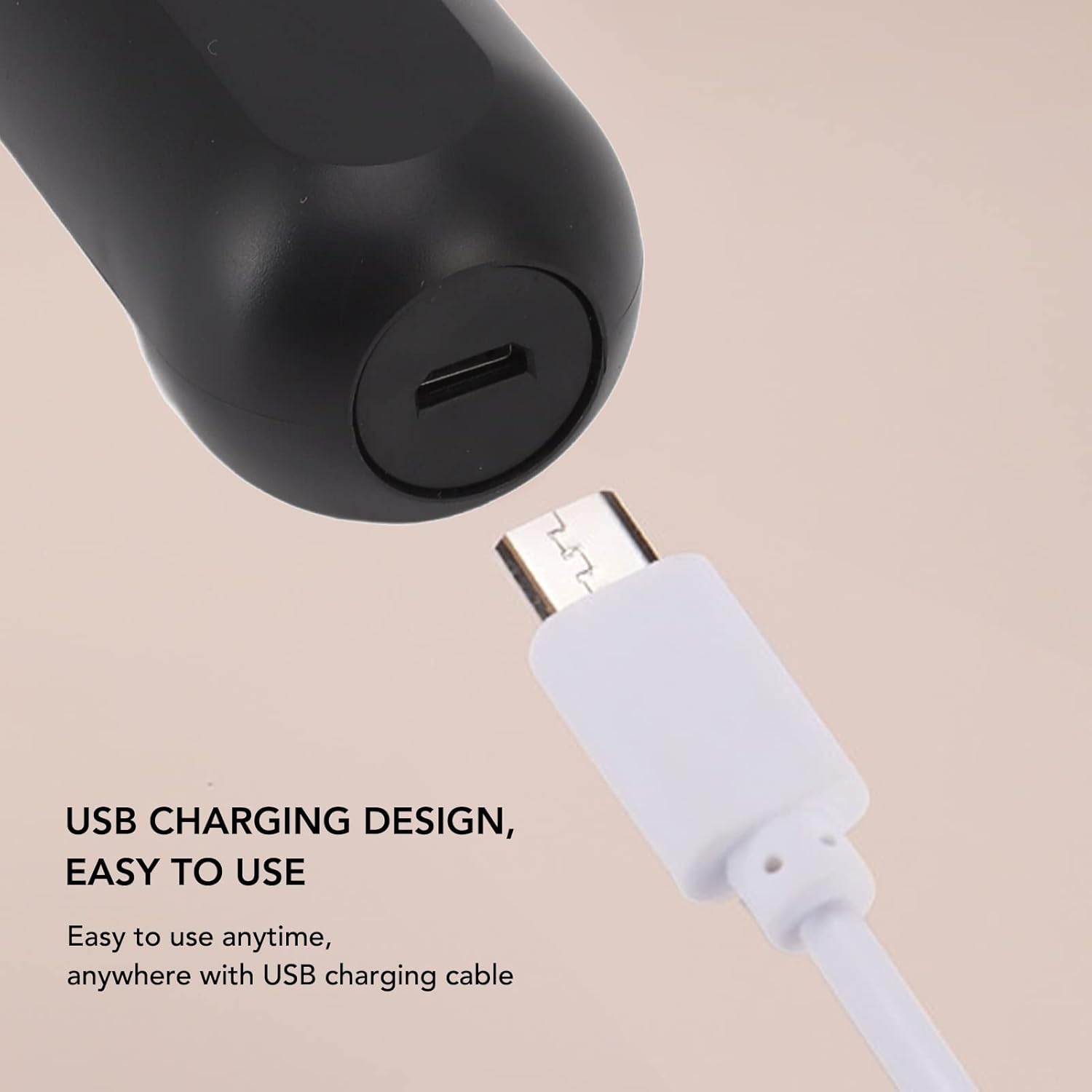 Batteur Électrique Sans Fil, Fouet Électrique Portable pour la Cuisson à la Maison (Noir) - 4