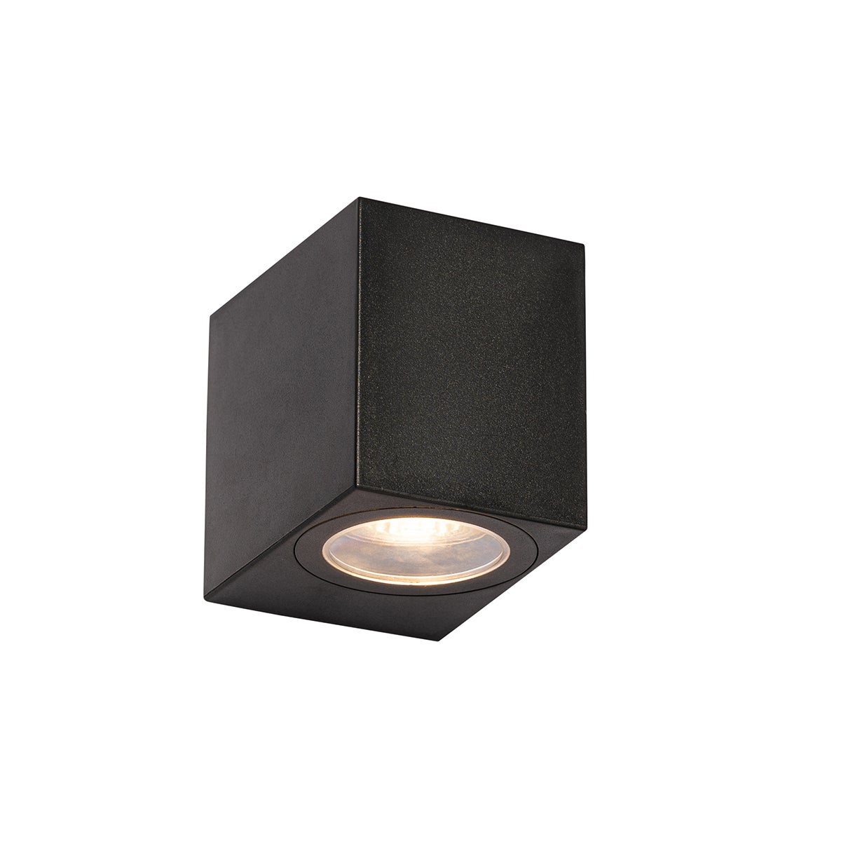 Lampada da parete smart per esterni nera IP65 con Wifi GU10 50mm - Baleno - 7